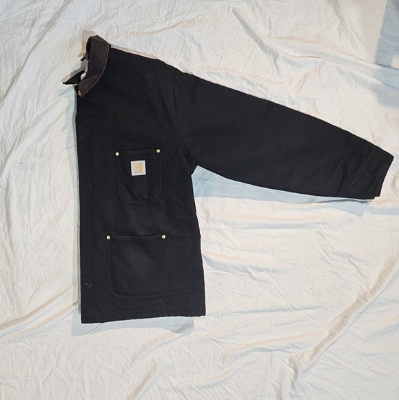 Carhartt duck canvass chore coat - Mens XL (Black) - Picture 3 of 4